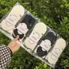 Calcetines Invisibles de Boca Baja Huicheng Dew para Hombres y Mujeres Verano Tubo Corto Combinan con Todo Silicona Antideslizante Calcetines Bajos con Forma de Flor
