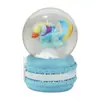 Bola de Cristal Luminosa Estatua de Pony de Dibujos Animados Personalizada Adornos Transfronterizos Decoración del Hogar Infantil Manualidades de Resina Adornos