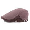 Gorra de algodón para hombre estilo británico retro vieja gorra de visera comercio exterior vendiendo gorra popular boina de mujer todo a juego venta al por mayor