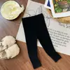 Pantalones de base de azúcar de pera para niños, niñas, estilo nuevo de otoño, pantalones de yoga elegantes para niños, pantalones largos, pantalones de otoño para bebé clase A