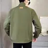 Chaqueta de Trabajo Nueva Otoño/Invierno 2025 para Hombre Estilo Callejero Americano Transfronterizo Fresca Casual Versátil Holgada Cuello Alto Top