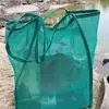 Bolsa Tote de Rede de Grande Capacidade, Respirável, Ecológica, Dobrável, para Uso Doméstico, Bolsa de Armazenamento para Sair, Bolsa Transversal Portátil de Ombro
