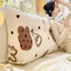 Lindo Cojín Suave de Noche Estilo Ins Tatami Anticolisión Respaldo Grande Sofá Cama Doble Cojín Removible y Lavable