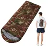 Bolsa de dormir portátil para adultos, cálida y a prueba de suciedad, para acampar al aire libre, de fábrica