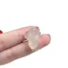 Colgantes de Ángel Pequeño de Jade Hielo de Alta Calidad al por Mayor, Cisne Pequeño de Ágata, Trébol de Cuatro Hojas, Colgantes de Mariposa Morada, Suministro para Transmisión en Vivo