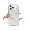 Funda Rígida para iPhone 18 con Relieve de Copo de Nieve 3D y Animales de Invierno para Apple 17, Atmósfera Fresca
