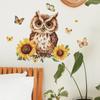 Fan Xi fun-f159 búho de dibujos animados puertas y ventanas de cristal dormitorio sala de estar embellecimiento del hogar pegatinas para ventanas al por mayor