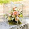 Caixa de Flores Transparente em Acrílico Caixa de Flores para o Dia das Mães Caixa de Flores para Rosas Eternas Processamento da Empresa Wenmei Plexiglass