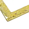 Marco de Fotos con Relieve Estéreo Jacquard Dorado Electroplateado Patrón de Dragón Moldeado por Inyección Caja Estéreo para Pastel de Luna Señal Decorativa