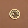 Monedas de Cinco Emperadores de cobre engrosado, monedas de estilo antiguo, monedas de latón Shunzhi, Qianlong, Kangxi, Jiaqing, adornos para umbral de puerta, venta al por mayor