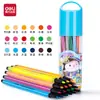 Deli 6953 Plumas de Acuarela Lavables 18 Colores para Dibujo Infantil y Garabateo Set de Plumas para Estudiantes Plumas de Acuarela