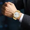 Reloj de pulsera multifuncional Chenxi para hombre, con calendario de fases lunares, resistente al agua, diseño romano, reloj de transmisión en vivo transfronteriza del fabricante para hombre
