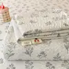 Nuevo estilo de algodón acolchado Clase A gasa arrugada doble capa juego de sábanas de tres piezas para dormitorio de casa y dormitorio de estudiante sábana individual