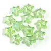 Acrílico Agujero Grande Facetado Estrella de Cinco Puntas Granel Cuentas de Estrella Cuentas Estrella para Manualidades Material Hecho a Mano Cuenta para Bolígrafo Pulsera Cuentas para Joyería