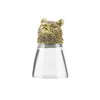 Copo Criativo de Novo Estilo para Bebidas Alcoólicas com Design de Cabeça de Animal, Copo Pequeno, 0,05kg Copos de 50ml, Garrafa de Whisky, Estojo de Couro