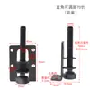 Âncora de mesa de guarda-roupa ajustável para resolver o ajuste irregular do nível do solo, suporte para pernas, parafusos de apoio para pés laterais de móveis