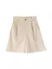 Pantalones Cortos de Pana para Mujer Otoño e Invierno 2023 Cintura Alta Adelgazantes Pierna Ancha Negro Retro Hot Girl Boot Shorts Que Hacen que las Piernas Parezcan Más Largas