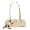 Bolso Pequeño de Textura de Alta Gama Estilo Occidental para Mujer 2024 Nuevo Combinable Bolso de Hombro/Axila Diseño Nicho Francés Bolso Baguette