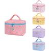 Bolsa de Cosméticos Nueva Original Floral Linda Transfronteriza Popular Gran Capacidad Neceser Estilo Ins Bolsa de Cosméticos Algodón