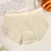 [combinação múltipla] nova nuvem luar branco sensação jacquard pele doce algodão 7A calcinhas femininas macias respiráveis