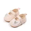 Zapatos de Princesa de Mariposa con Velcro para Bebé Primavera y Otoño Suela de Goma Suave Transpirable Antideslizante Zapatos para Niños Pequeños BXC4154