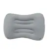 Almohada cuadrada para siesta inflable a presión, almohada de apoyo para el cuello, almohada de apoyo lumbar, almohada cuadrada portátil para viaje, almohada para dormir, respaldo para coche