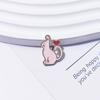 Joias estilo coreano com óleo escorrendo Pingente Gatinho Amor Acessórios Brincos Brincos Colar Pingente Material DIY Atacado