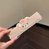 Pinzas para el pelo suaves y lindas con forma de animal largo y velcro, diademas de peluche adorables que no tiran del pelo, accesorios para el pelo estilo caricatura para niñas, perfectos para sujetar el flequillo mientras te lavas la cara