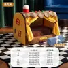 26º Otoño/Invierno Nuevo Vintage Cuento de Hadas Cajón Nido Semi-Cerrado Nido para Gatos Extraíble y Lavable Cama para Perros Casa para Perros Nido para Mascotas
