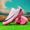 Zapatos de Fútbol Transfronterizos Talla 33-46 para Hombres y Mujeres, Adolescentes, Estudiantes, Ag Tacos Largos, Zapatos Deportivos de Entrenamiento para Competición