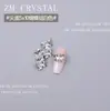 Zm Novo Ponto de Flash Super Fundo 5X10 Unha de Laço Diamante Colorido Diamante de Forma Especial Pilha de Unha de Laço Joias de Diamante