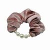 Anillo para el cabello estilo princesa coreano con cuentas de terciopelo para el intestino grueso, cuerda para el cabello con pastillas de alta sensibilidad y baja densidad, elegantes adornos para el cabello.