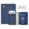 Bolsa de Documentos de Couro PU com Borda Oleada Transfronteiriça para Viagens ao Exterior Capa Protetora de Passaporte Porta-Passaporte Capa Fabricante Bolsa de Passaporte