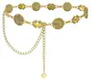 Cadena de cintura bohemia de metal transfronteriza europea y americana para mujer, cadena decorativa de cintura para vestido versátil vintage, al por mayor en stock