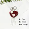 Al por mayor transfronterizo Colgantes de Frutas de Árbol de Coco Hechos a Mano con Cuentas Bolsas Llavero Accesorios Accesorios Decorativos Joyería DIY