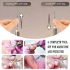 Arte de Unhas Transfronteiriça Liga de Aço Tungstênio Cabeça de Moagem Escova Removedor de Cutícula Conjunto Máquina de Moagem Ferramenta de Polimento Atacado