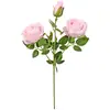 Ramo de Plástico de San Valentín con Rosas Decoración para el Hogar Flores Artificiales Sala de Estar Mesa de Comedor Arreglo Floral Decoración con Flores Secas