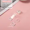 Alça de Ombro Fosca Invisível Fivela de Plástico Transparente Anti-Marca Sutiã Feminino Fina Sexy Alça de Sutiã Acessórios
