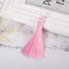 Artículos al contado, 8 cm, estilo antiguo vertical, pequeñas orejas gruesas, poliéster, seda de hielo, borla, marcador, sombrero alto Hanfu, joyería, colgante, oreja colgante
