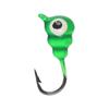 Anzuelo de Cabeza Plomada de 6 Colores con Rosca Transfronterizo 1.5g Anzuelo Micro Colorido para Pesca en Hielo Señuelo Blando para Pesca Anzuelo