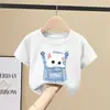 Camiseta de Manga Corta para Niña Verano Algodón Puro 2026 Estilo Nuevo Única y Súper Linda Camiseta de Dibujos Animados para Niños de Manga Media