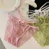 Campana de chica picante~Bragas sexys de encaje para mujer, tiro bajo, deseo puro, transpirables, huecas, tirantes finos, bragas de triángulo para adolescentes, niñas