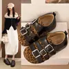 Elegantes mocasines retro de otoño para mujer con suela gruesa, que aumentan la altura y estilo británico, con diseño de cobertura total y un nuevo detalle de hebilla de cinturón, perfectos para ir al trabajo.