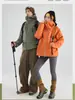 Chaqueta Exterior Rígida para Hombre y Mujer, Capa Interior de Plumas 3 en 1, Cortavientos e Impermeable, Chaqueta de Plumas Desmontable para Senderismo