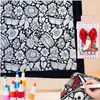 Manta de Colorir DIY Nova com Marcadores Manta de Colorir DIY com Marcadores