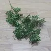 Casamento Flor artificial Folha de amendoim Grama de Milão Flor de plástico Salão de casamento Adereços de guia de estrada Flor decorativa Fábrica de flores atacado