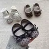Zapatos de Bebé Otoño Nuevo Estilo Versión Coreana Suela Suave Zapatos para Caminar Zapatos de Princesa para Bebé Elásticos Antideslizantes Talón Anticaída Lazo