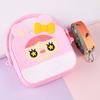 Nova Bolsa de Mão de Desenho Animado de Silicone Transfronteiriça Quadrada Urso de Ombro Transversal Bolsa de Silicone para Roupas Infantis Combinação de Cores
