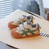 Sapatos infantis Meninos tênis Infantil Couro Forrest Gump Sapatos Antiderrapantes 1-3-5 Anos Bebê Casual Sapatos de sola macia