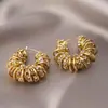 Pendientes de Aro Grandes, Varios Estilos Recomendados, Sensación de Lujo Ligero de Gama Alta, Nuevos Pendientes de Cobre para Mujer, Joyería Vintage, Transfronterizos Europeos y Americanos